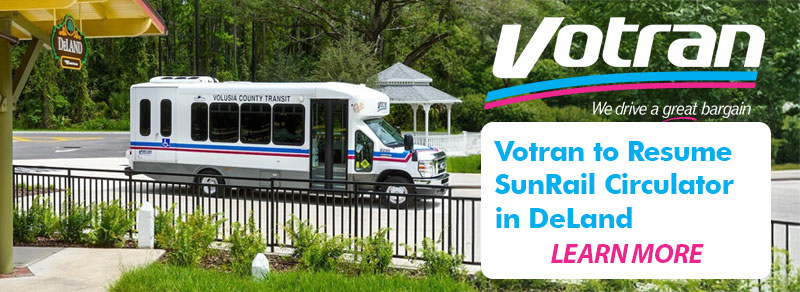 Votran to Resume SunRail Circulator in DeLand